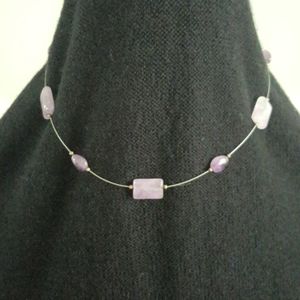 Silpada amethyst station necklace